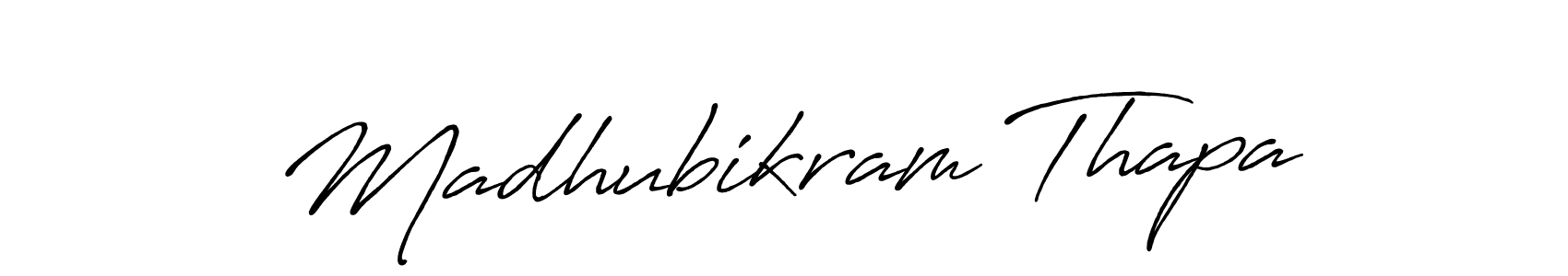 Make a beautiful signature design for name Madhubikram Thapa. Use this online signature maker to create a handwritten signature for free. Madhubikram Thapa signature style 7 images and pictures png