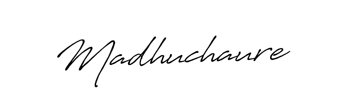 if you are searching for the best signature style for your name Madhuchaure. so please give up your signature search. here we have designed multiple signature styles  using Antro_Vectra_Bolder. Madhuchaure signature style 7 images and pictures png