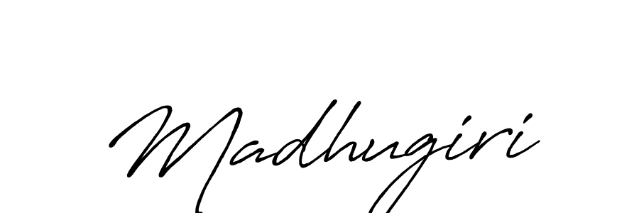 How to make Madhugiri name signature. Use Antro_Vectra_Bolder style for creating short signs online. This is the latest handwritten sign. Madhugiri signature style 7 images and pictures png