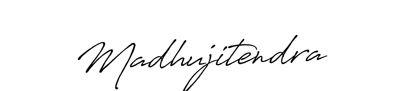 Also we have Madhujitendra name is the best signature style. Create professional handwritten signature collection using Antro_Vectra_Bolder autograph style. Madhujitendra signature style 7 images and pictures png