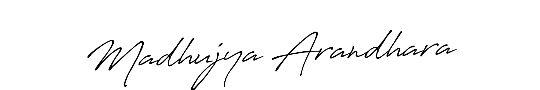 if you are searching for the best signature style for your name Madhujya Arandhara. so please give up your signature search. here we have designed multiple signature styles  using Antro_Vectra_Bolder. Madhujya Arandhara signature style 7 images and pictures png