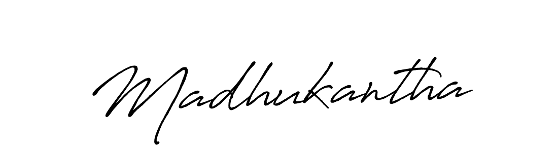 How to make Madhukantha signature? Antro_Vectra_Bolder is a professional autograph style. Create handwritten signature for Madhukantha name. Madhukantha signature style 7 images and pictures png