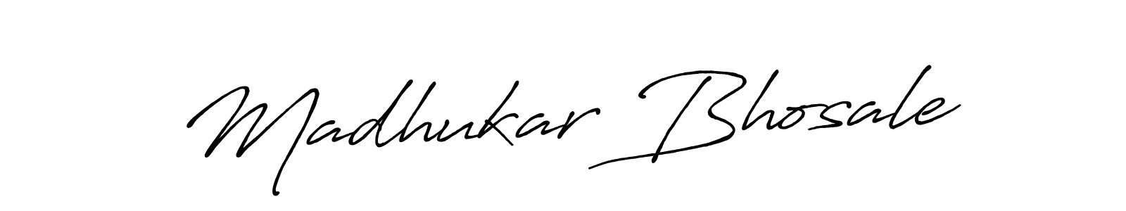 How to make Madhukar Bhosale signature? Antro_Vectra_Bolder is a professional autograph style. Create handwritten signature for Madhukar Bhosale name. Madhukar Bhosale signature style 7 images and pictures png