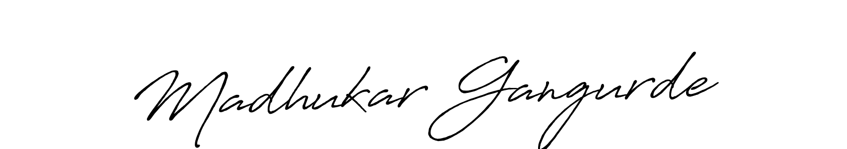 Similarly Antro_Vectra_Bolder is the best handwritten signature design. Signature creator online .You can use it as an online autograph creator for name Madhukar Gangurde. Madhukar Gangurde signature style 7 images and pictures png