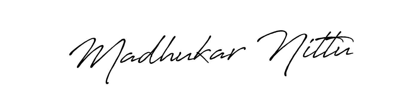 Check out images of Autograph of Madhukar Nittu name. Actor Madhukar Nittu Signature Style. Antro_Vectra_Bolder is a professional sign style online. Madhukar Nittu signature style 7 images and pictures png