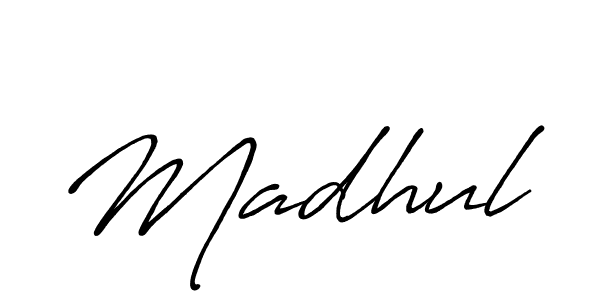 Once you've used our free online signature maker to create your best signature Antro_Vectra_Bolder style, it's time to enjoy all of the benefits that Madhul name signing documents. Madhul signature style 7 images and pictures png