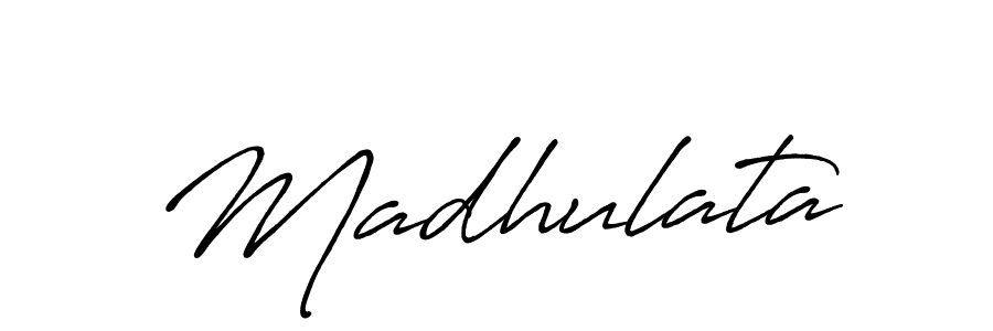 It looks lik you need a new signature style for name Madhulata. Design unique handwritten (Antro_Vectra_Bolder) signature with our free signature maker in just a few clicks. Madhulata signature style 7 images and pictures png