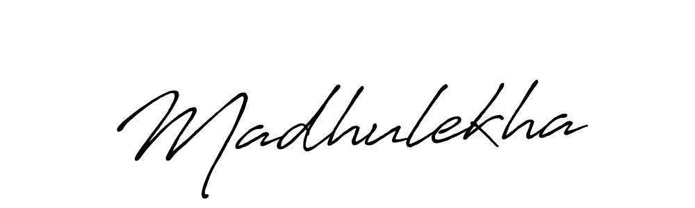 Here are the top 10 professional signature styles for the name Madhulekha. These are the best autograph styles you can use for your name. Madhulekha signature style 7 images and pictures png