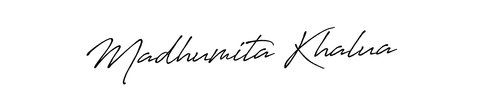You should practise on your own different ways (Antro_Vectra_Bolder) to write your name (Madhumita Khalua) in signature. don't let someone else do it for you. Madhumita Khalua signature style 7 images and pictures png
