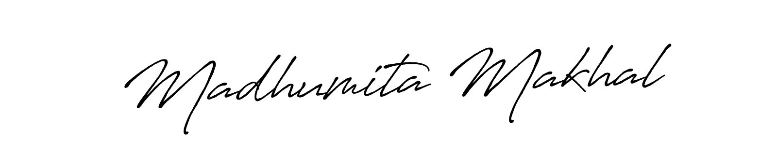 Make a short Madhumita Makhal signature style. Manage your documents anywhere anytime using Antro_Vectra_Bolder. Create and add eSignatures, submit forms, share and send files easily. Madhumita Makhal signature style 7 images and pictures png