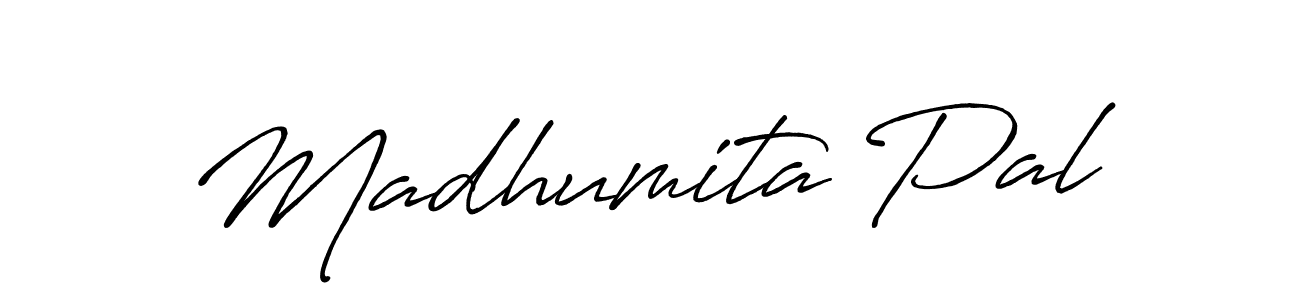 Make a beautiful signature design for name Madhumita Pal. With this signature (Antro_Vectra_Bolder) style, you can create a handwritten signature for free. Madhumita Pal signature style 7 images and pictures png