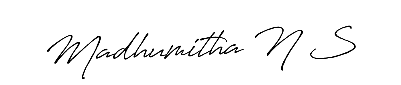 Best and Professional Signature Style for Madhumitha N S. Antro_Vectra_Bolder Best Signature Style Collection. Madhumitha N S signature style 7 images and pictures png