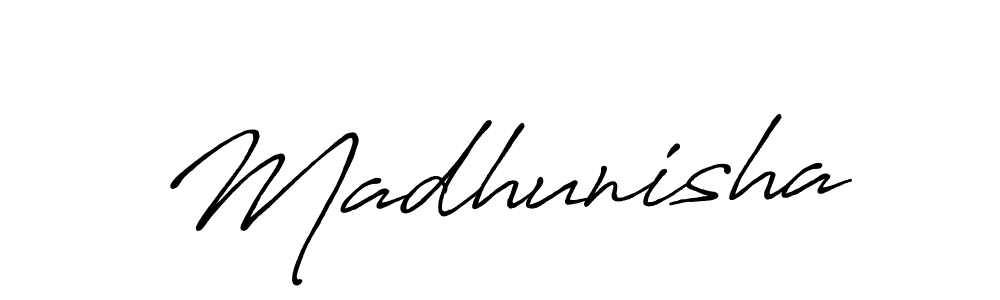 It looks lik you need a new signature style for name Madhunisha. Design unique handwritten (Antro_Vectra_Bolder) signature with our free signature maker in just a few clicks. Madhunisha signature style 7 images and pictures png