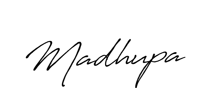 Madhupa stylish signature style. Best Handwritten Sign (Antro_Vectra_Bolder) for my name. Handwritten Signature Collection Ideas for my name Madhupa. Madhupa signature style 7 images and pictures png