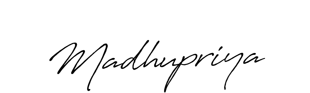 Also we have Madhupriya name is the best signature style. Create professional handwritten signature collection using Antro_Vectra_Bolder autograph style. Madhupriya signature style 7 images and pictures png