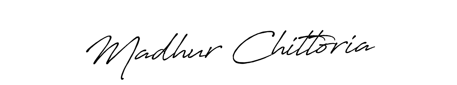 It looks lik you need a new signature style for name Madhur Chittoria. Design unique handwritten (Antro_Vectra_Bolder) signature with our free signature maker in just a few clicks. Madhur Chittoria signature style 7 images and pictures png