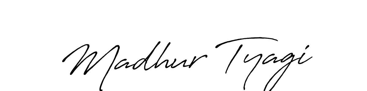 You can use this online signature creator to create a handwritten signature for the name Madhur Tyagi. This is the best online autograph maker. Madhur Tyagi signature style 7 images and pictures png