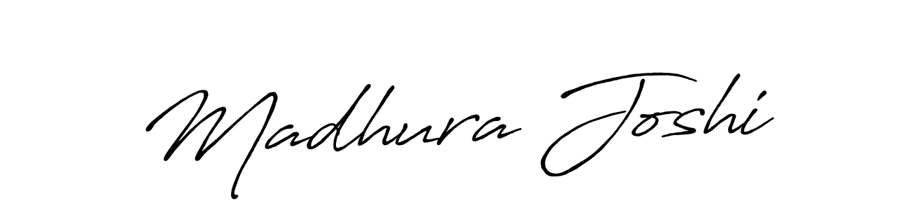 You should practise on your own different ways (Antro_Vectra_Bolder) to write your name (Madhura Joshi) in signature. don't let someone else do it for you. Madhura Joshi signature style 7 images and pictures png