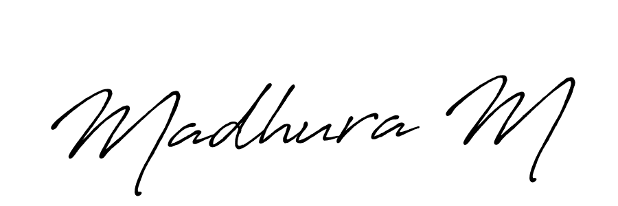 Here are the top 10 professional signature styles for the name Madhura M. These are the best autograph styles you can use for your name. Madhura M signature style 7 images and pictures png