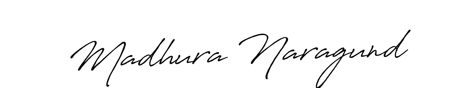 How to make Madhura Naragund signature? Antro_Vectra_Bolder is a professional autograph style. Create handwritten signature for Madhura Naragund name. Madhura Naragund signature style 7 images and pictures png