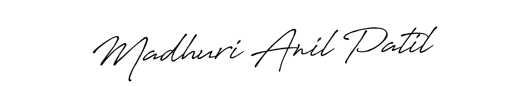 Also You can easily find your signature by using the search form. We will create Madhuri Anil Patil name handwritten signature images for you free of cost using Antro_Vectra_Bolder sign style. Madhuri Anil Patil signature style 7 images and pictures png