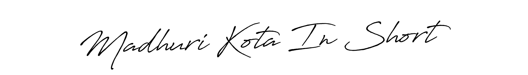 Once you've used our free online signature maker to create your best signature Antro_Vectra_Bolder style, it's time to enjoy all of the benefits that Madhuri Kota In Short name signing documents. Madhuri Kota In Short signature style 7 images and pictures png