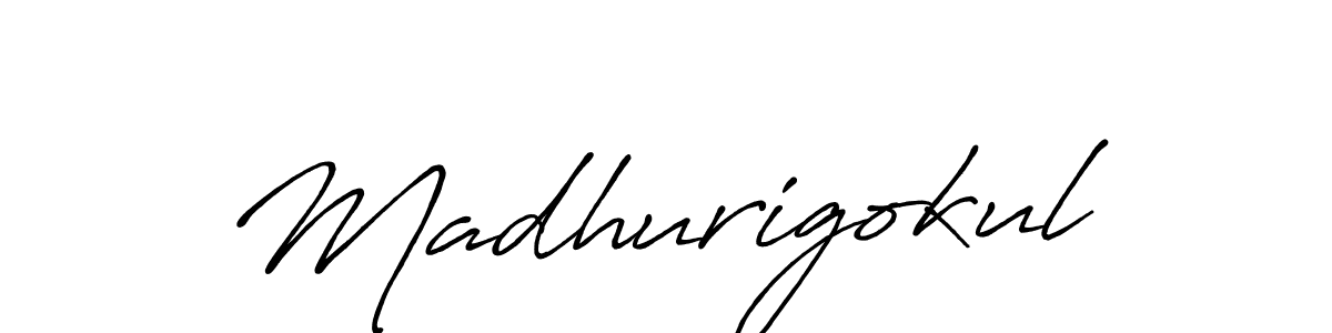 Similarly Antro_Vectra_Bolder is the best handwritten signature design. Signature creator online .You can use it as an online autograph creator for name Madhurigokul. Madhurigokul signature style 7 images and pictures png