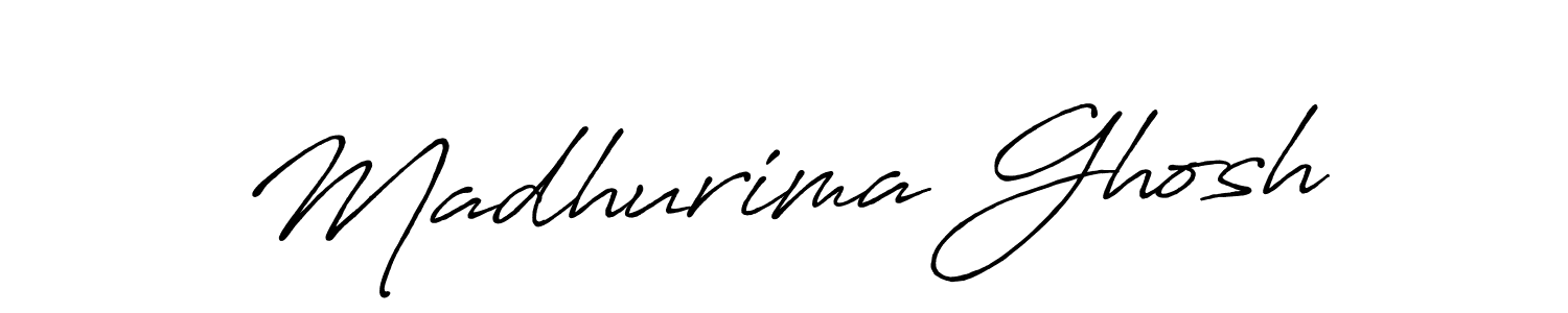 How to make Madhurima Ghosh signature? Antro_Vectra_Bolder is a professional autograph style. Create handwritten signature for Madhurima Ghosh name. Madhurima Ghosh signature style 7 images and pictures png