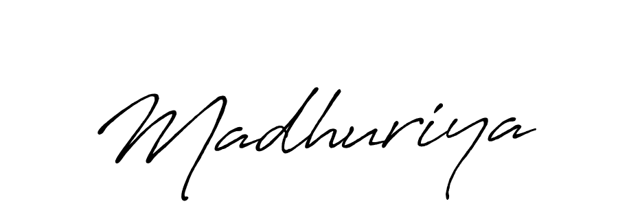 Also You can easily find your signature by using the search form. We will create Madhuriya name handwritten signature images for you free of cost using Antro_Vectra_Bolder sign style. Madhuriya signature style 7 images and pictures png