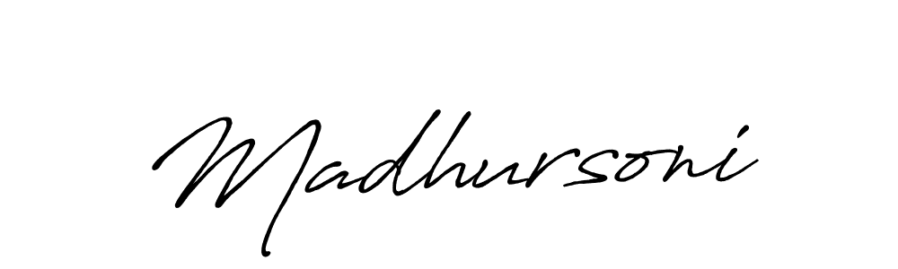 This is the best signature style for the Madhursoni name. Also you like these signature font (Antro_Vectra_Bolder). Mix name signature. Madhursoni signature style 7 images and pictures png