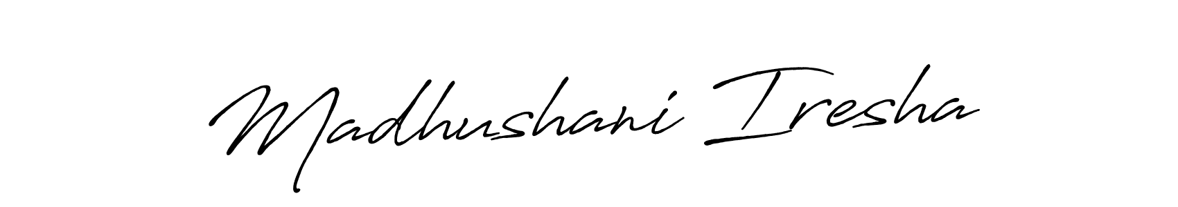 Similarly Antro_Vectra_Bolder is the best handwritten signature design. Signature creator online .You can use it as an online autograph creator for name Madhushani Iresha. Madhushani Iresha signature style 7 images and pictures png