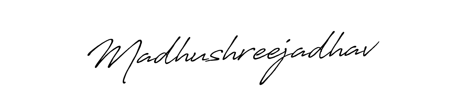 You should practise on your own different ways (Antro_Vectra_Bolder) to write your name (Madhushreejadhav) in signature. don't let someone else do it for you. Madhushreejadhav signature style 7 images and pictures png