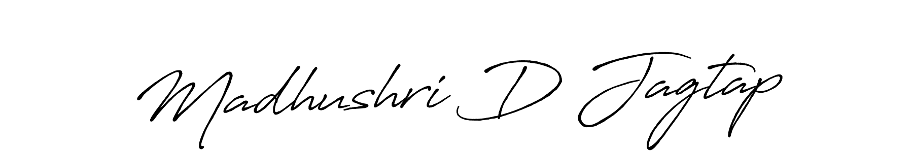 Similarly Antro_Vectra_Bolder is the best handwritten signature design. Signature creator online .You can use it as an online autograph creator for name Madhushri D Jagtap. Madhushri D Jagtap signature style 7 images and pictures png