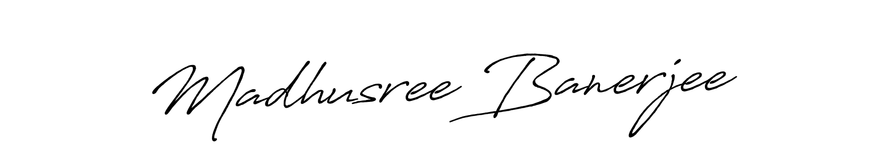 How to Draw Madhusree Banerjee signature style? Antro_Vectra_Bolder is a latest design signature styles for name Madhusree Banerjee. Madhusree Banerjee signature style 7 images and pictures png