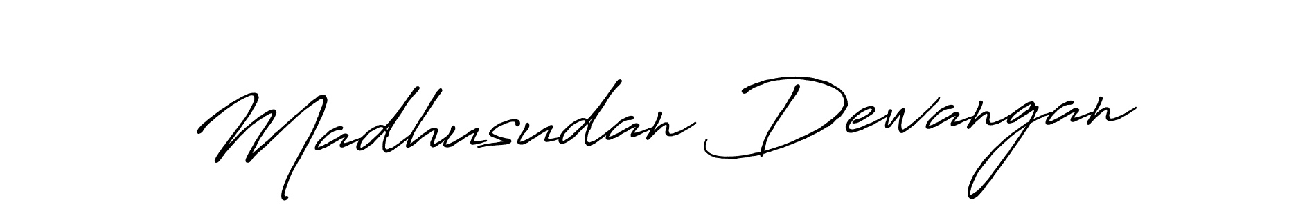 Also we have Madhusudan Dewangan name is the best signature style. Create professional handwritten signature collection using Antro_Vectra_Bolder autograph style. Madhusudan Dewangan signature style 7 images and pictures png