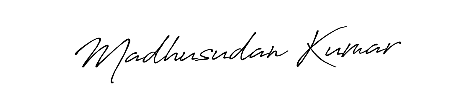 Make a beautiful signature design for name Madhusudan Kumar. Use this online signature maker to create a handwritten signature for free. Madhusudan Kumar signature style 7 images and pictures png