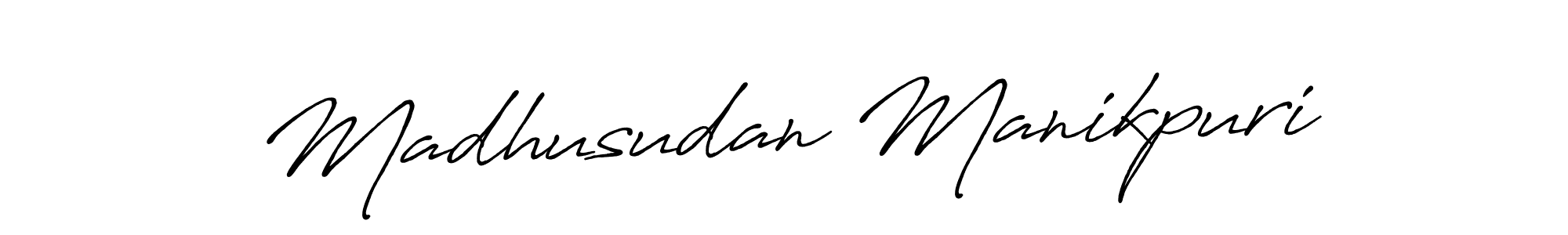 if you are searching for the best signature style for your name Madhusudan Manikpuri. so please give up your signature search. here we have designed multiple signature styles  using Antro_Vectra_Bolder. Madhusudan Manikpuri signature style 7 images and pictures png