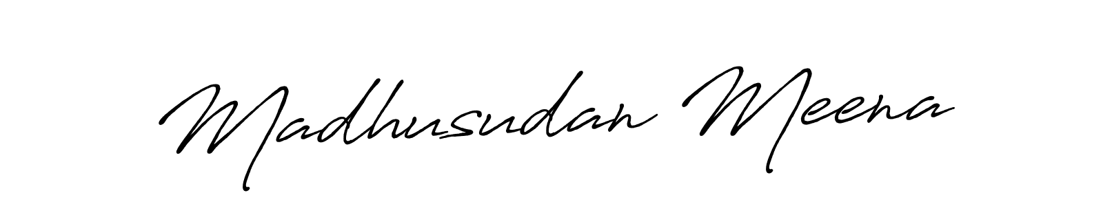 You can use this online signature creator to create a handwritten signature for the name Madhusudan Meena. This is the best online autograph maker. Madhusudan Meena signature style 7 images and pictures png