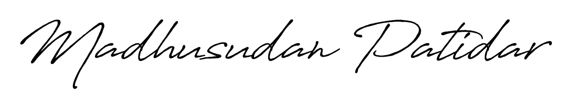 Make your name Madhusudan Patidar memorable on every contract using Antro_Vectra_Bolder autograph style. Instant transparent background export available. Madhusudan Patidar signature style 7 images and pictures png