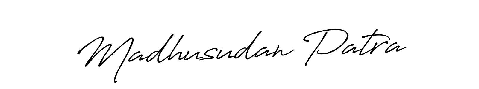 It looks lik you need a new signature style for name Madhusudan Patra. Design unique handwritten (Antro_Vectra_Bolder) signature with our free signature maker in just a few clicks. Madhusudan Patra signature style 7 images and pictures png