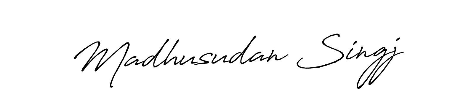 Here are the top 10 professional signature styles for the name Madhusudan Singj. These are the best autograph styles you can use for your name. Madhusudan Singj signature style 7 images and pictures png