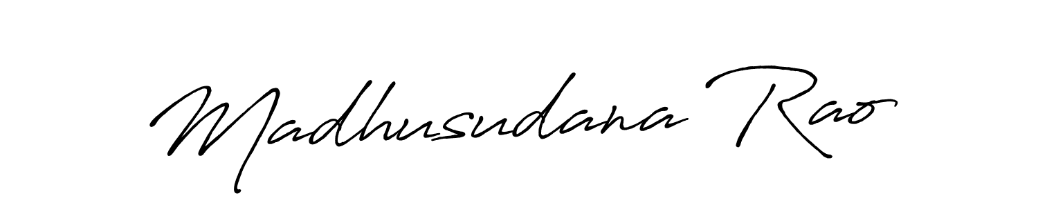 Make a beautiful signature design for name Madhusudana Rao. Use this online signature maker to create a handwritten signature for free. Madhusudana Rao signature style 7 images and pictures png