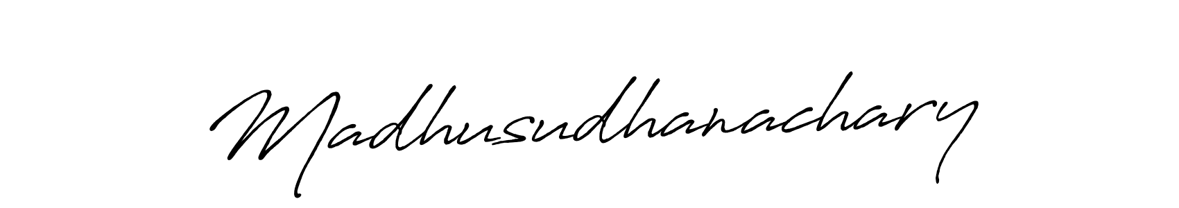 How to Draw Madhusudhanachary signature style? Antro_Vectra_Bolder is a latest design signature styles for name Madhusudhanachary. Madhusudhanachary signature style 7 images and pictures png