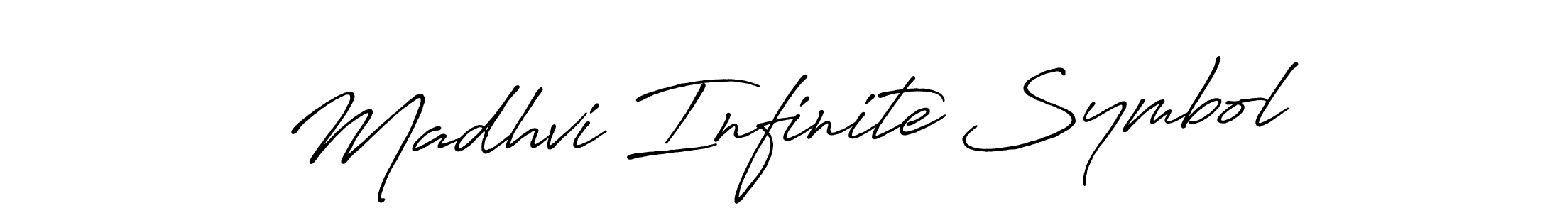 The best way (Antro_Vectra_Bolder) to make a short signature is to pick only two or three words in your name. The name Madhvi Infinite Symbol include a total of six letters. For converting this name. Madhvi Infinite Symbol signature style 7 images and pictures png