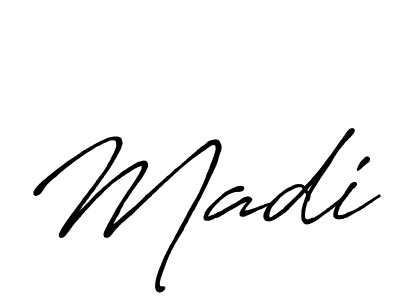 Make a beautiful signature design for name Madi. Use this online signature maker to create a handwritten signature for free. Madi signature style 7 images and pictures png