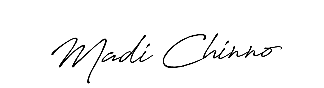 It looks lik you need a new signature style for name Madi Chinno. Design unique handwritten (Antro_Vectra_Bolder) signature with our free signature maker in just a few clicks. Madi Chinno signature style 7 images and pictures png
