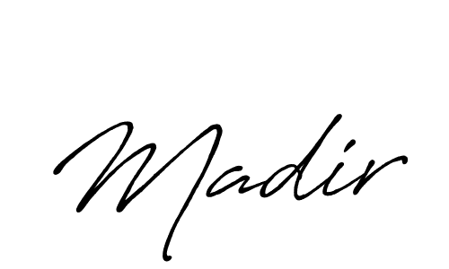 The best way (Antro_Vectra_Bolder) to make a short signature is to pick only two or three words in your name. The name Madir include a total of six letters. For converting this name. Madir signature style 7 images and pictures png