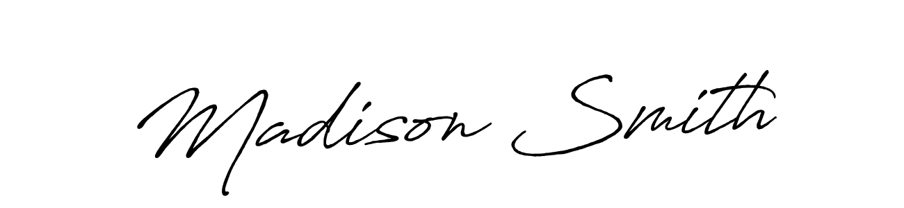 Also You can easily find your signature by using the search form. We will create Madison Smith name handwritten signature images for you free of cost using Antro_Vectra_Bolder sign style. Madison Smith signature style 7 images and pictures png