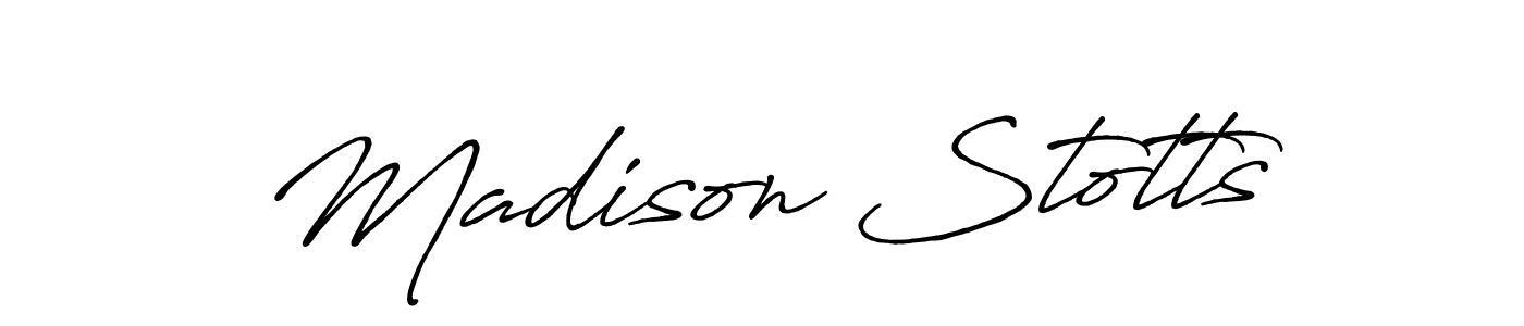 How to make Madison Stotts signature? Antro_Vectra_Bolder is a professional autograph style. Create handwritten signature for Madison Stotts name. Madison Stotts signature style 7 images and pictures png