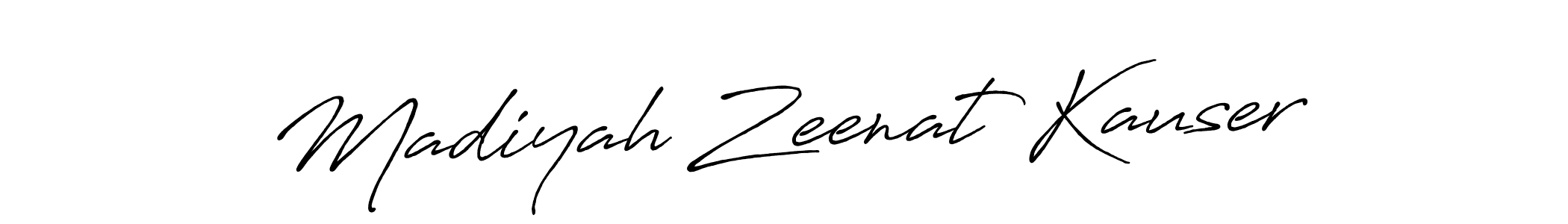 Similarly Antro_Vectra_Bolder is the best handwritten signature design. Signature creator online .You can use it as an online autograph creator for name Madiyah Zeenat Kauser. Madiyah Zeenat Kauser signature style 7 images and pictures png